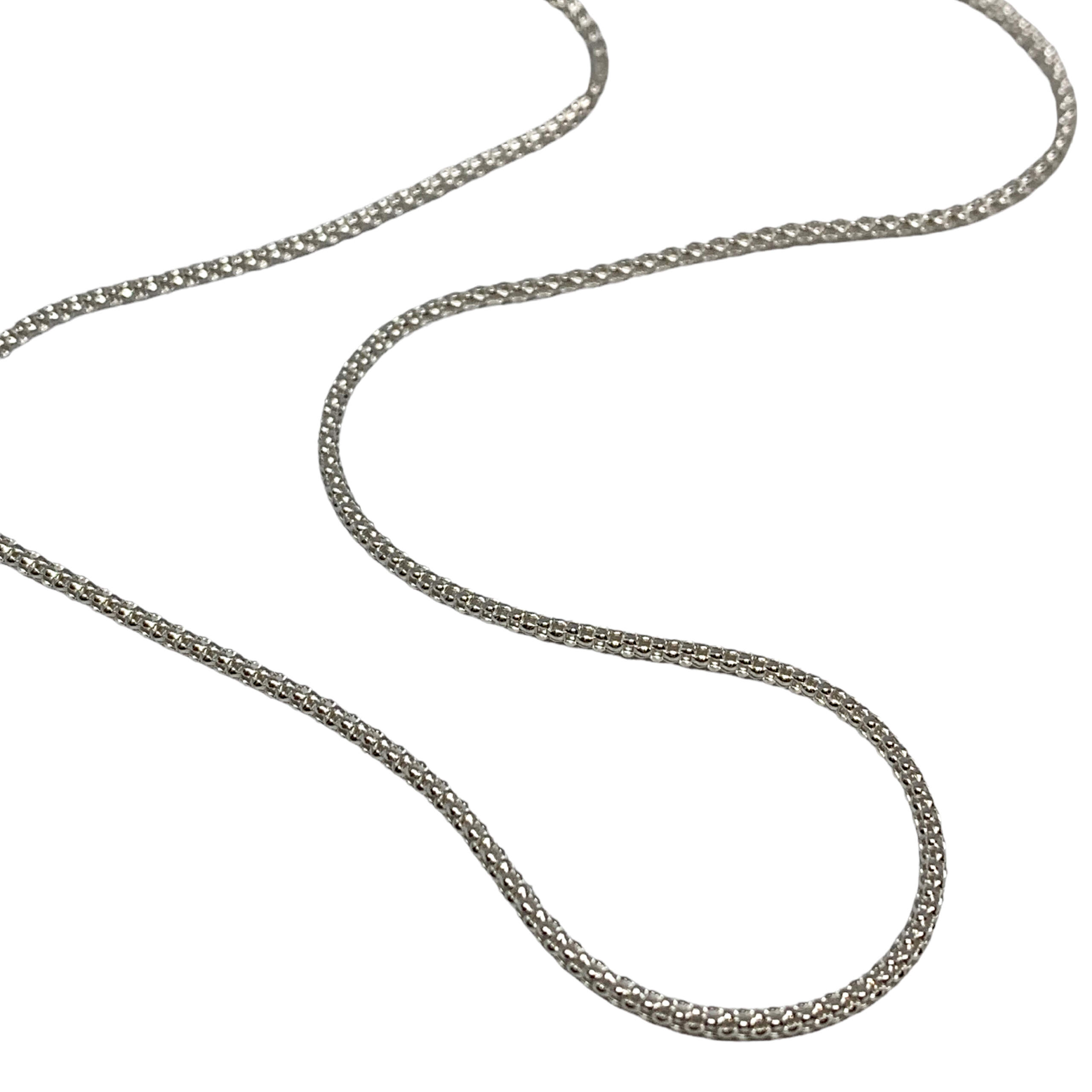Sterling silver chain by Karyn Chopik | Effusion Art Gallery + Cast Glass Studio, Invermere BC