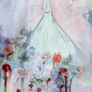 Celestial Sphere, figurative oil painting by Denna Erickson | Effusion Art Gallery + Cast Glass Studio, Invermere BC