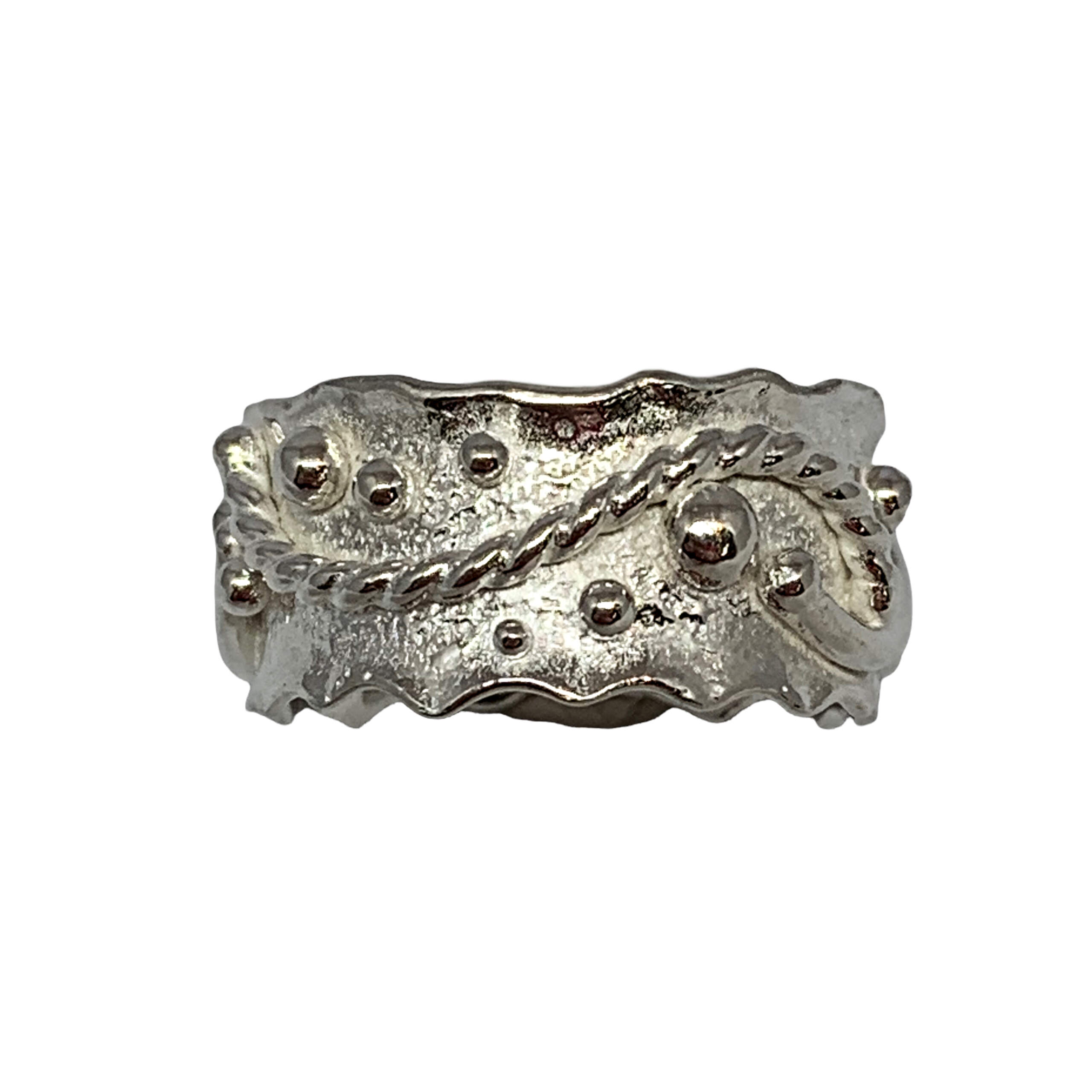 Handmade sterling silver ring by A&R Jewellery | Effusion Art Gallery + Cast Glass Studio, Invermere BC