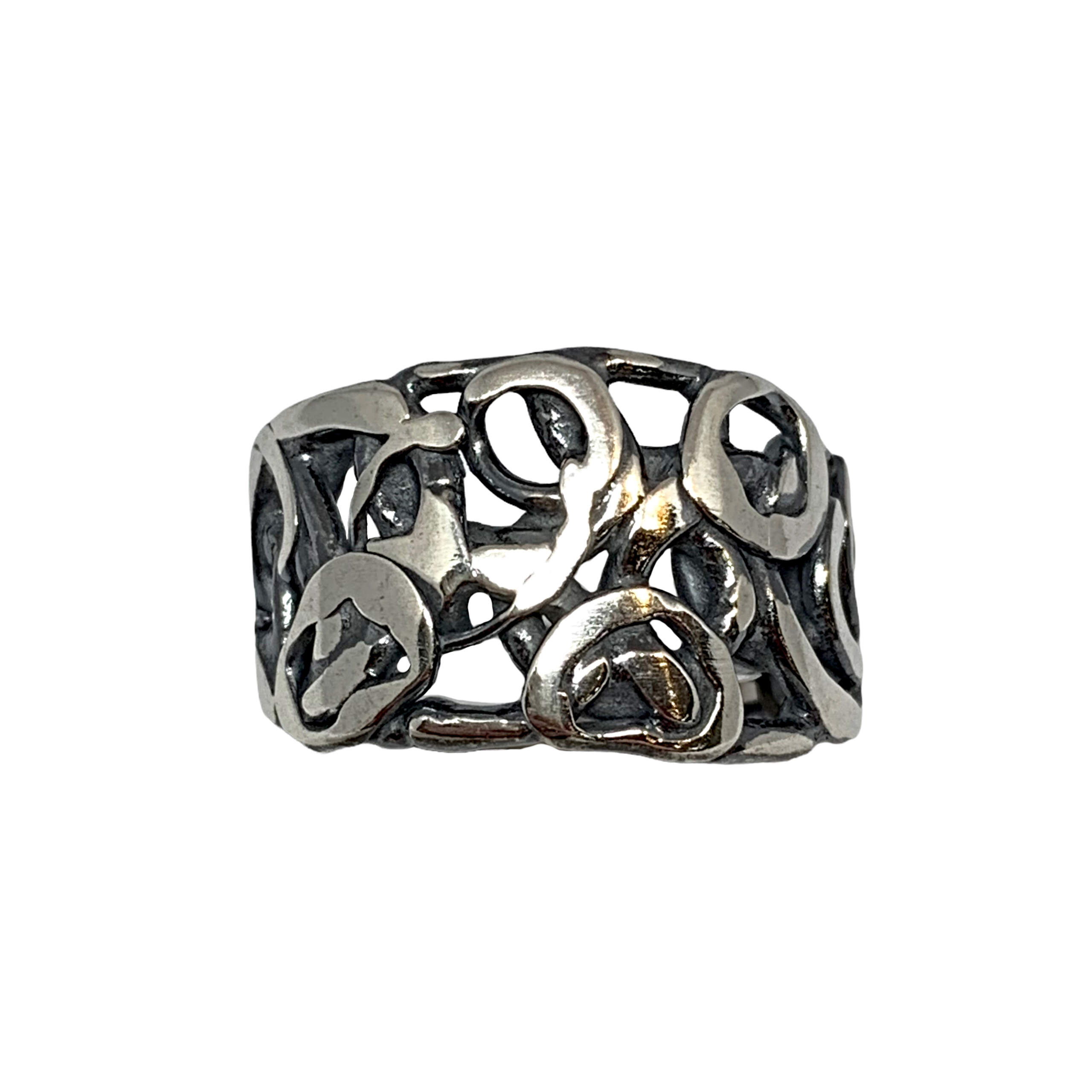 Handmade sterling silver ring by A&R Jewellery | Effusion Art Gallery + Cast Glass Studio, Invermere BC