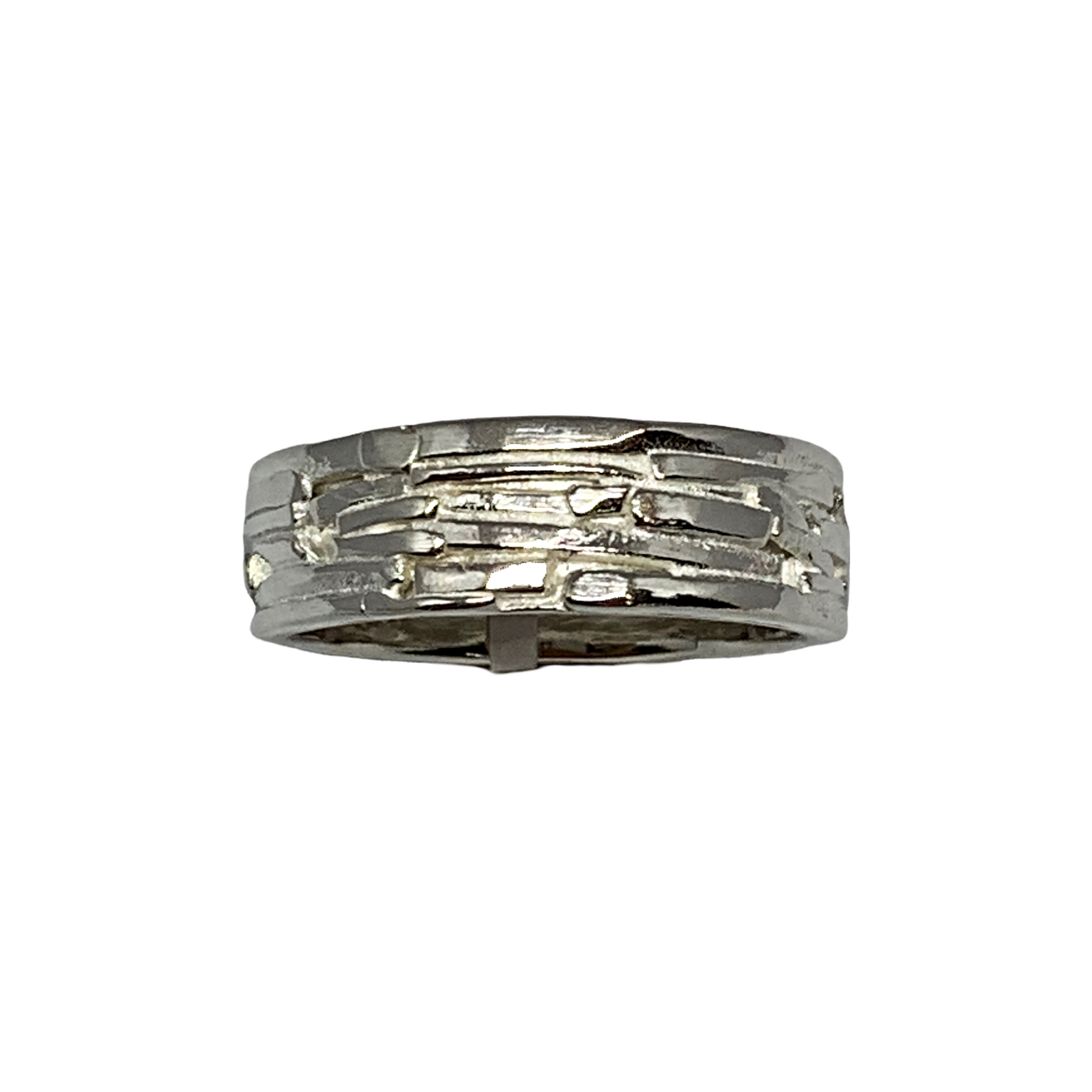 Handmade sterling silver ring by A&R Jewellery | Effusion Art Gallery + Cast Glass Studio, Invermere BC