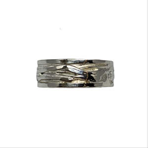 Handmade sterling silver ring by A&R Jewellery | Effusion Art Gallery + Cast Glass Studio, Invermere BC