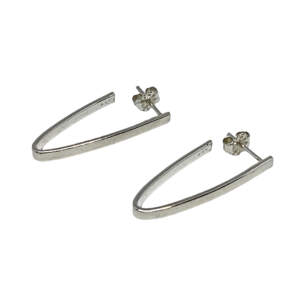 Handmade silver earrings by A&R Jewellery | Effusion Art Gallery + Cast Glass Studio, Invermere BC
