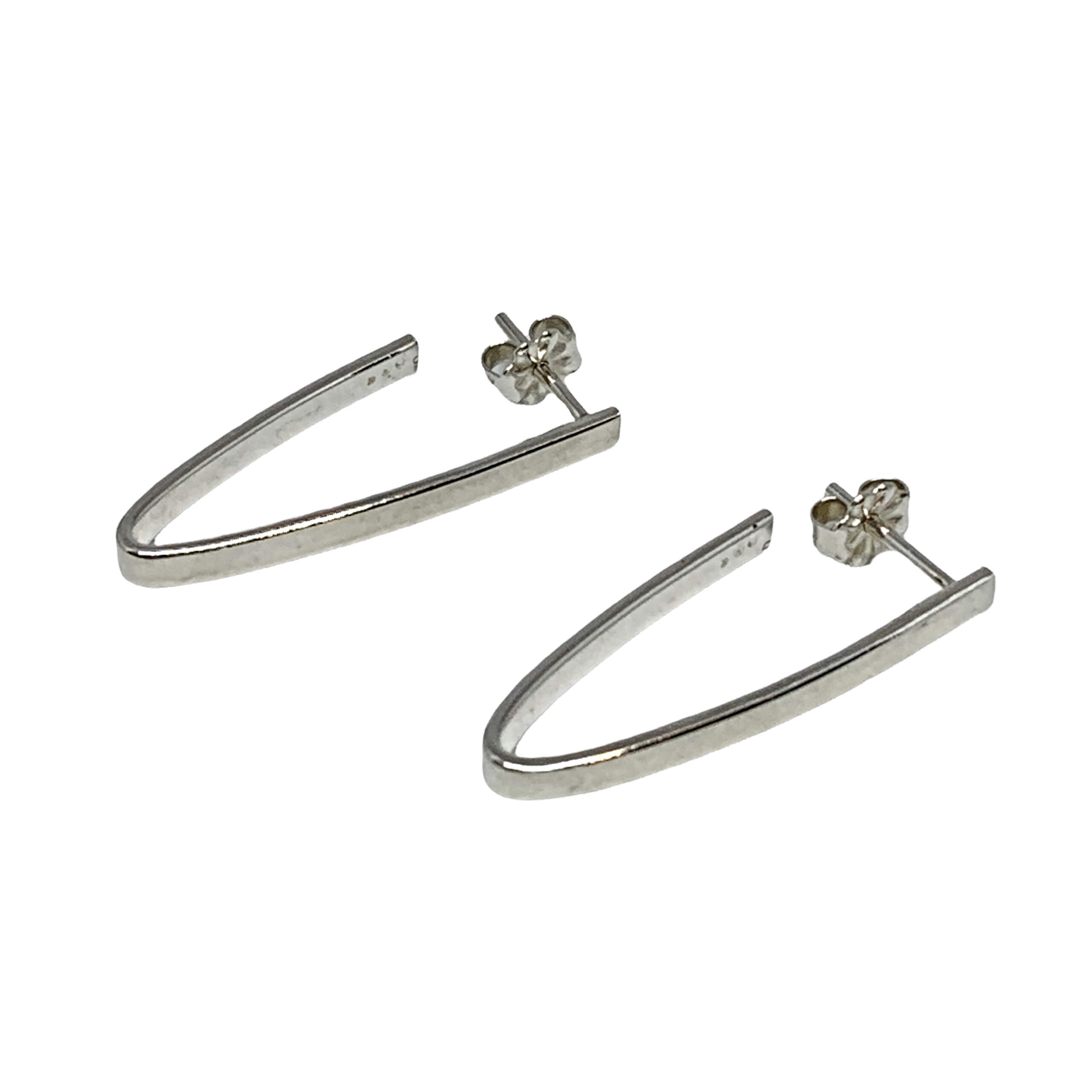 Handmade silver earrings by A&R Jewellery | Effusion Art Gallery + Cast Glass Studio, Invermere BC