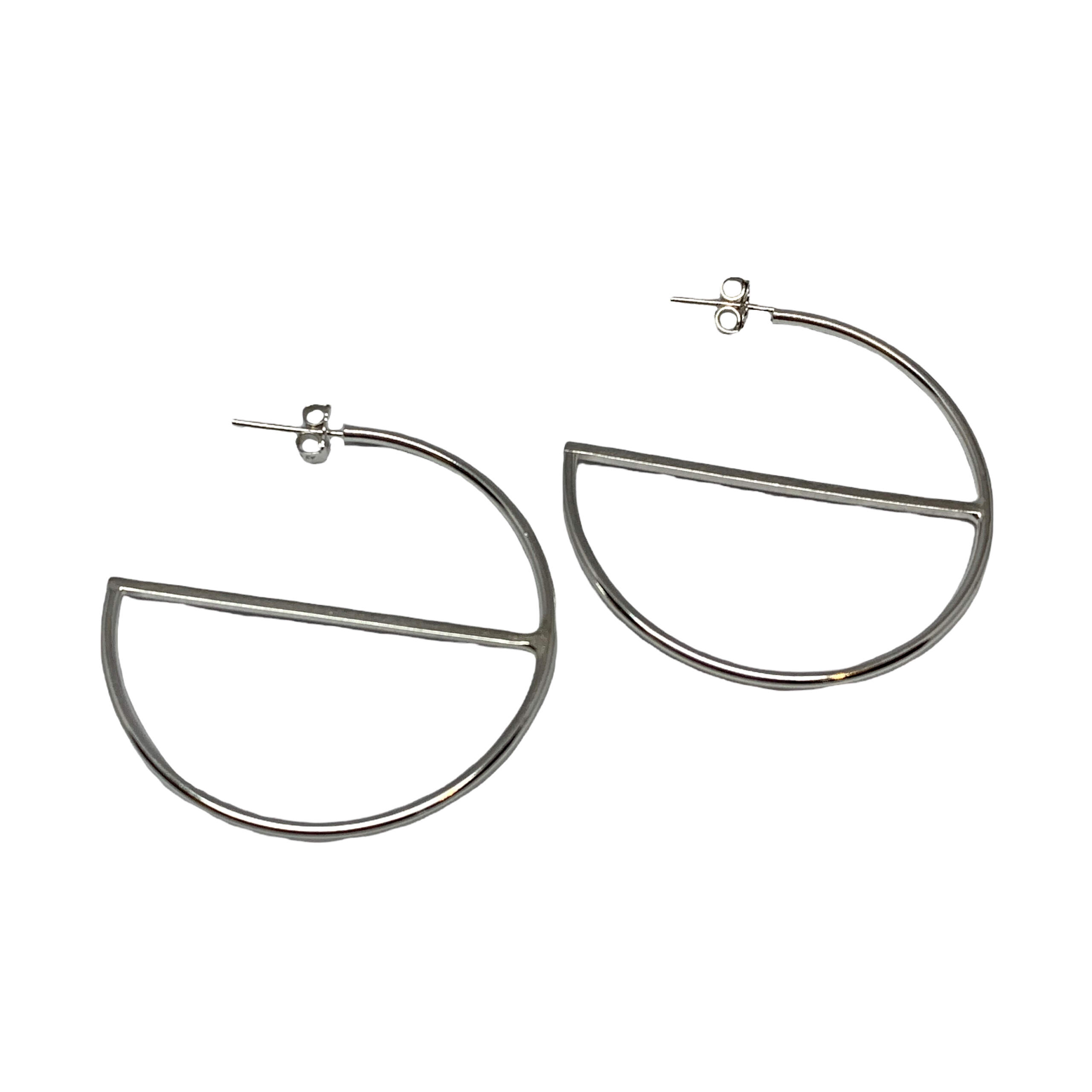 Handmade silver earrings by A&R Jewellery | Effusion Art Gallery + Cast Glass Studio, Invermere BC