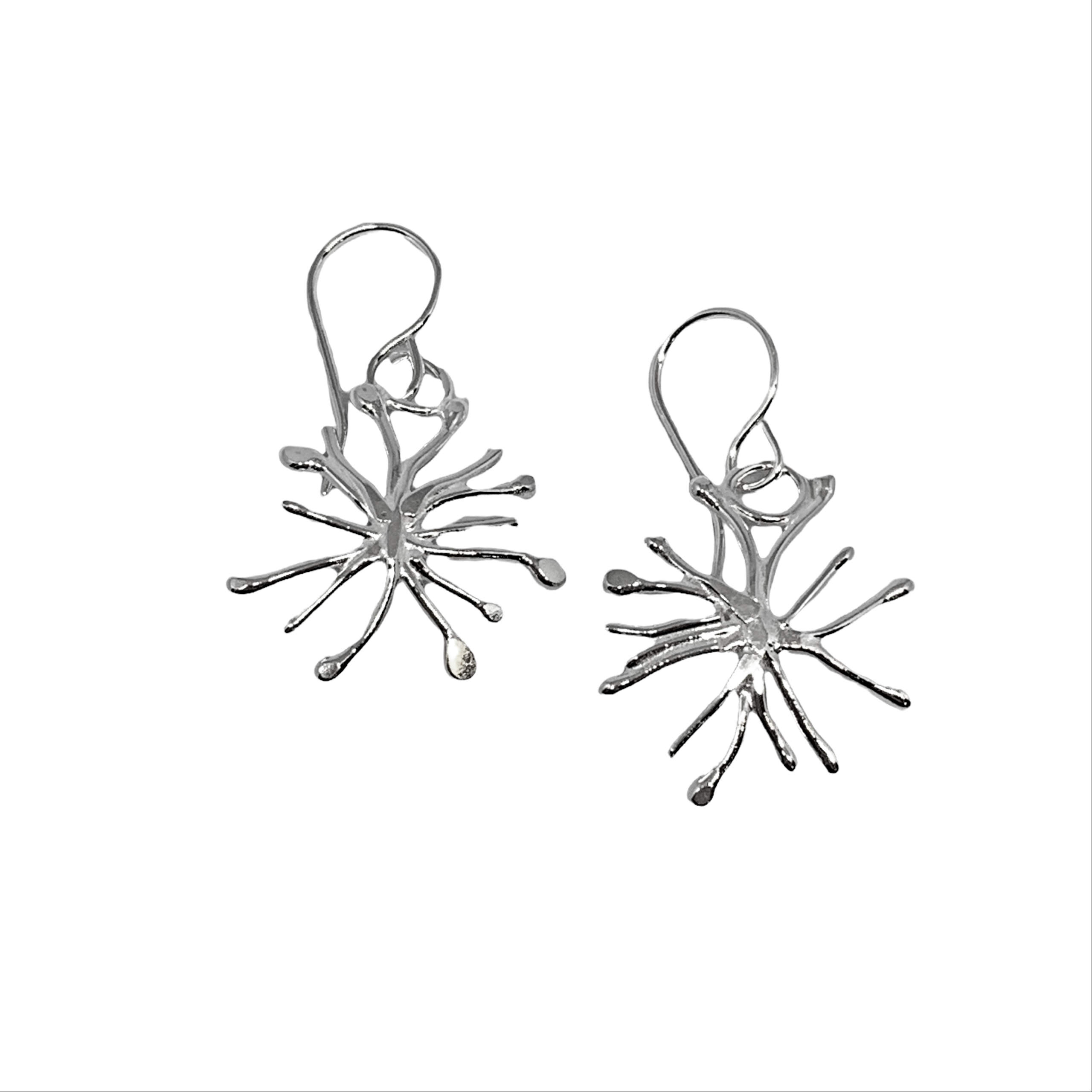 Handmade silver earrings by A&R Jewellery | Effusion Art Gallery + Cast Glass Studio, Invermere BC