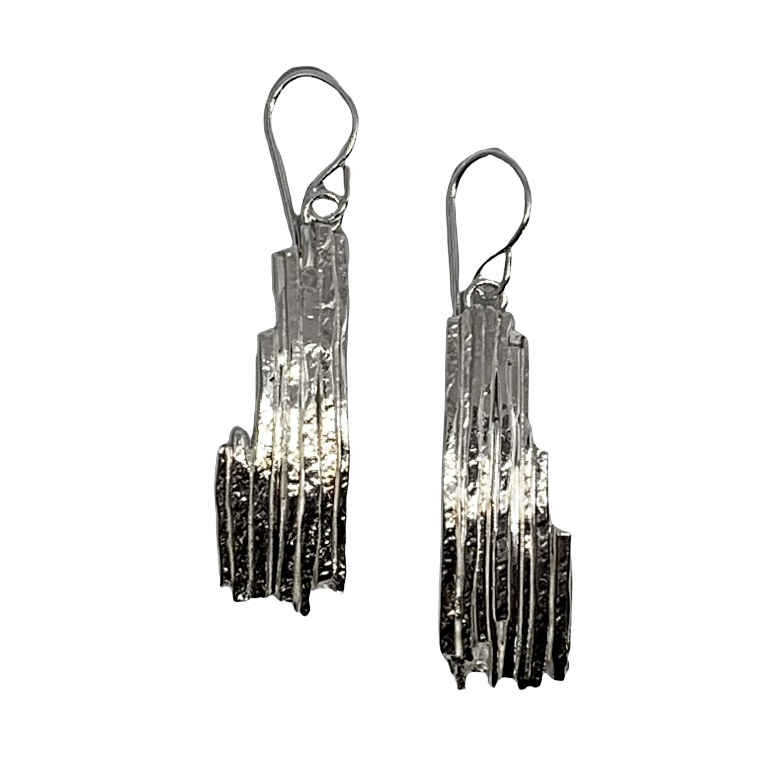 Handmade silver earrings by A&R Jewellery | Effusion Art Gallery + Cast Glass Studio, Invermere BC