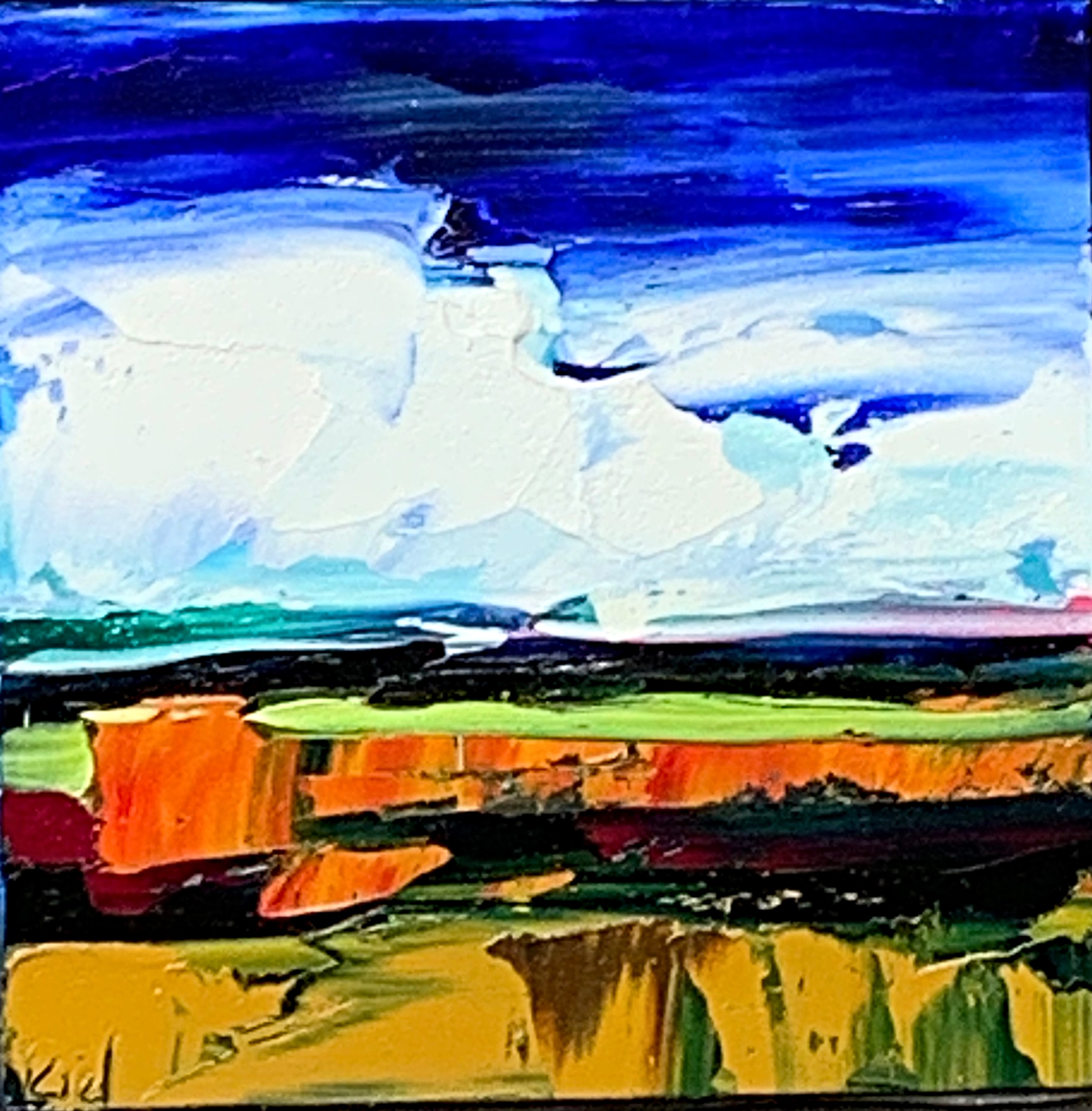 I'll Meet You Here 12, oil landscape painting by Kimberly Kiel | Effusion Art Gallery + Cast Glass Studio, Invermere BC