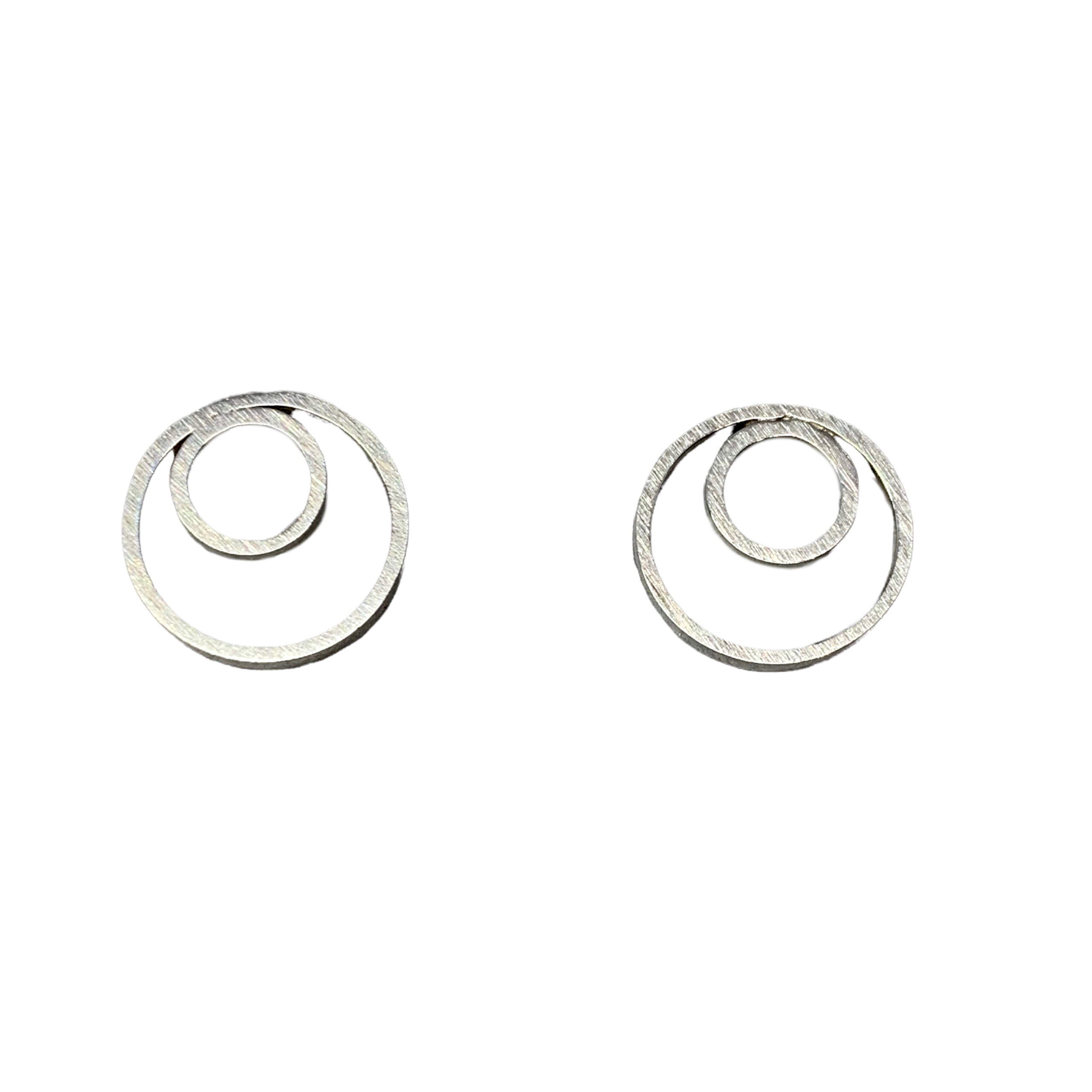 Locally handmade silver earrings by A&R Jewellery | Effusion Art Gallery + Cast Glass Studio, Invermere BC