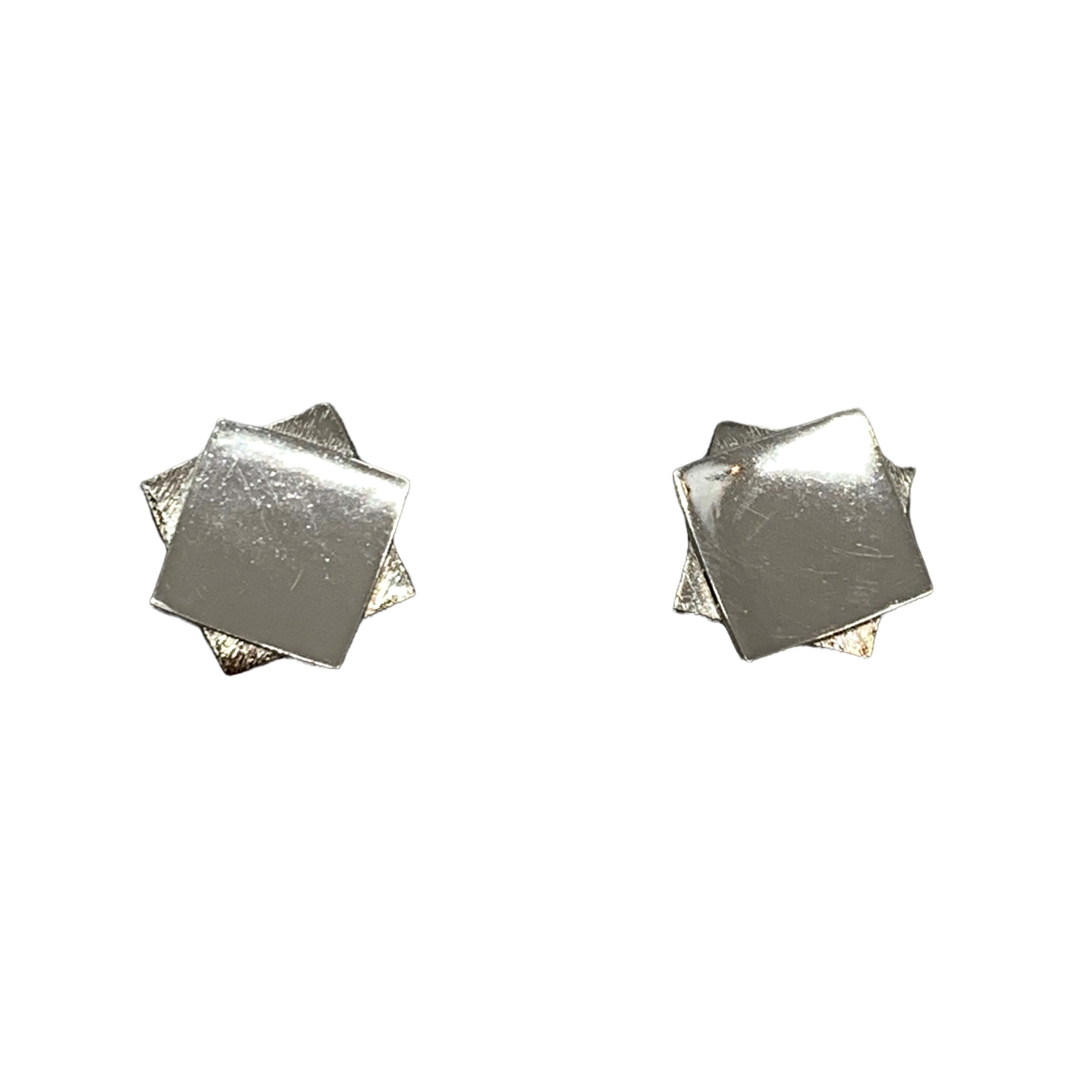 Locally handmade silver earrings by A&R Jewellery | Effusion Art Gallery + Cast Glass Studio, Invermere BC