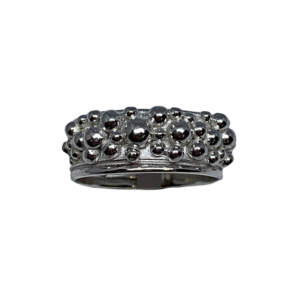 Locally handmade silver ring by A&R Jewellery | Effusion Art Gallery + Cast Glass Studio, Invermere BC