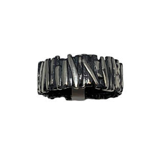 Locally handmade silver ring by A&R Jewellery | Effusion Art Gallery + Cast Glass Studio, Invermere BC