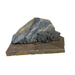Alone Together, mixed media cyclist sculpture by Paul Reimer | Effusion Art Gallery + Cast Glass Studio, Invermere BC