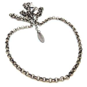 Sterling silver chain by Karyn Chopik | Effusion Art Gallery + Cast Glass Studio, Invermere BC