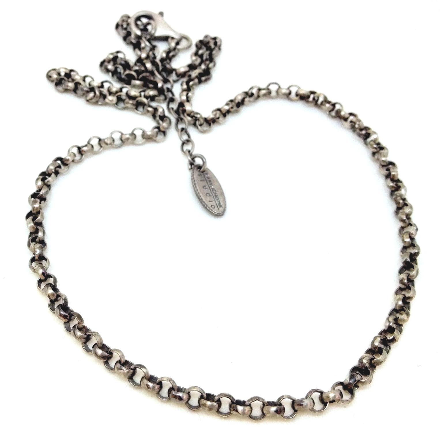 Sterling silver chain by Karyn Chopik | Effusion Art Gallery + Cast Glass Studio, Invermere BC