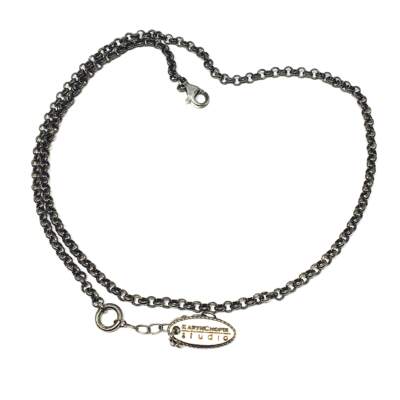 Sterling silver chain by Karyn Chopik | Effusion Art Gallery + Cast Glass Studio, Invermere BC