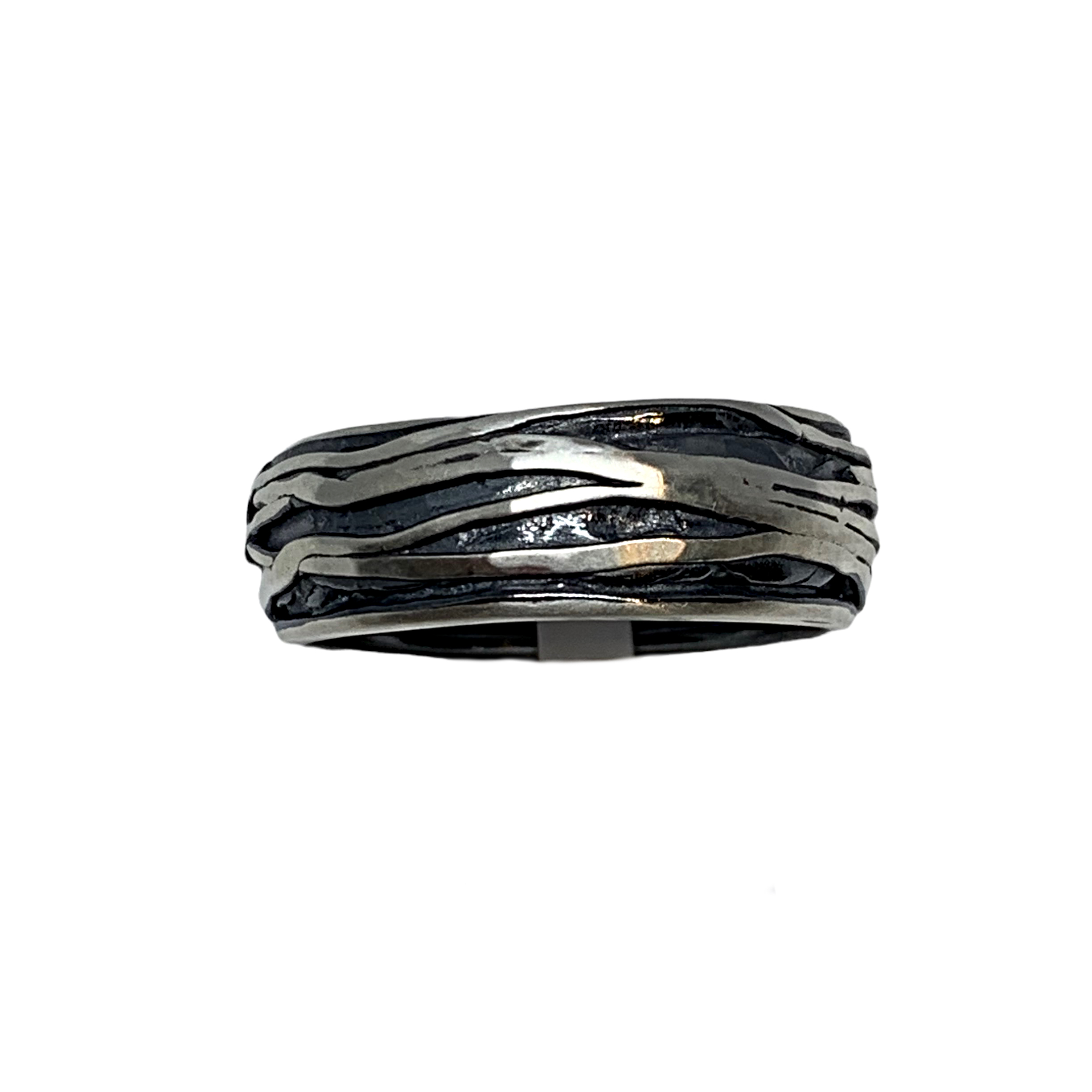 Handmade silver ring by A&R Jewellery | Effusion Art Gallery + Cast Glass Studio, Invermere BC