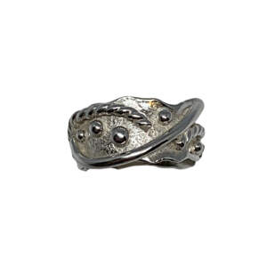 Handmade silver ring by A&R Jewellery | Effusion Art Gallery + Cast Glass Studio, Invermere BC