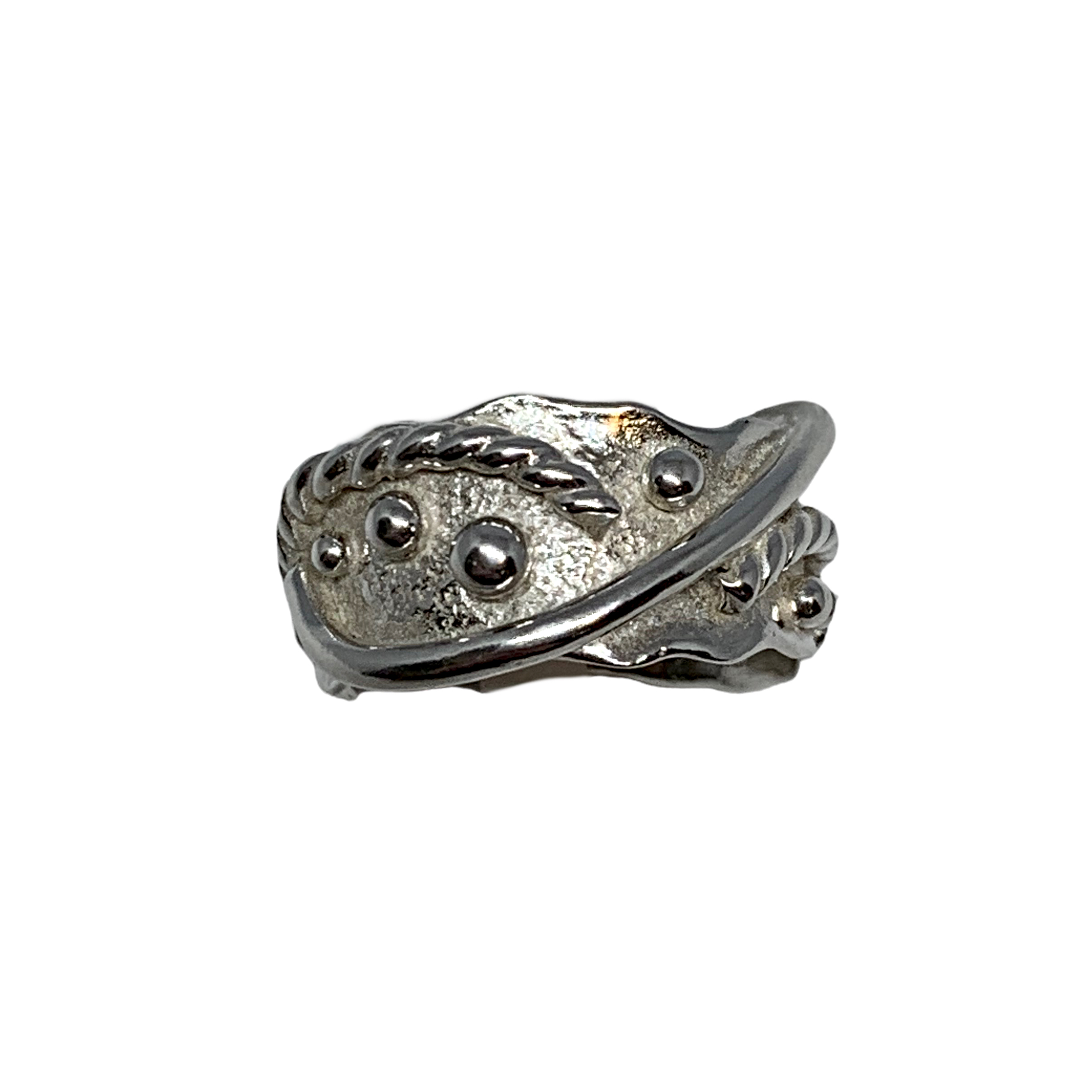 Handmade silver ring by A&R Jewellery | Effusion Art Gallery + Cast Glass Studio, Invermere BC