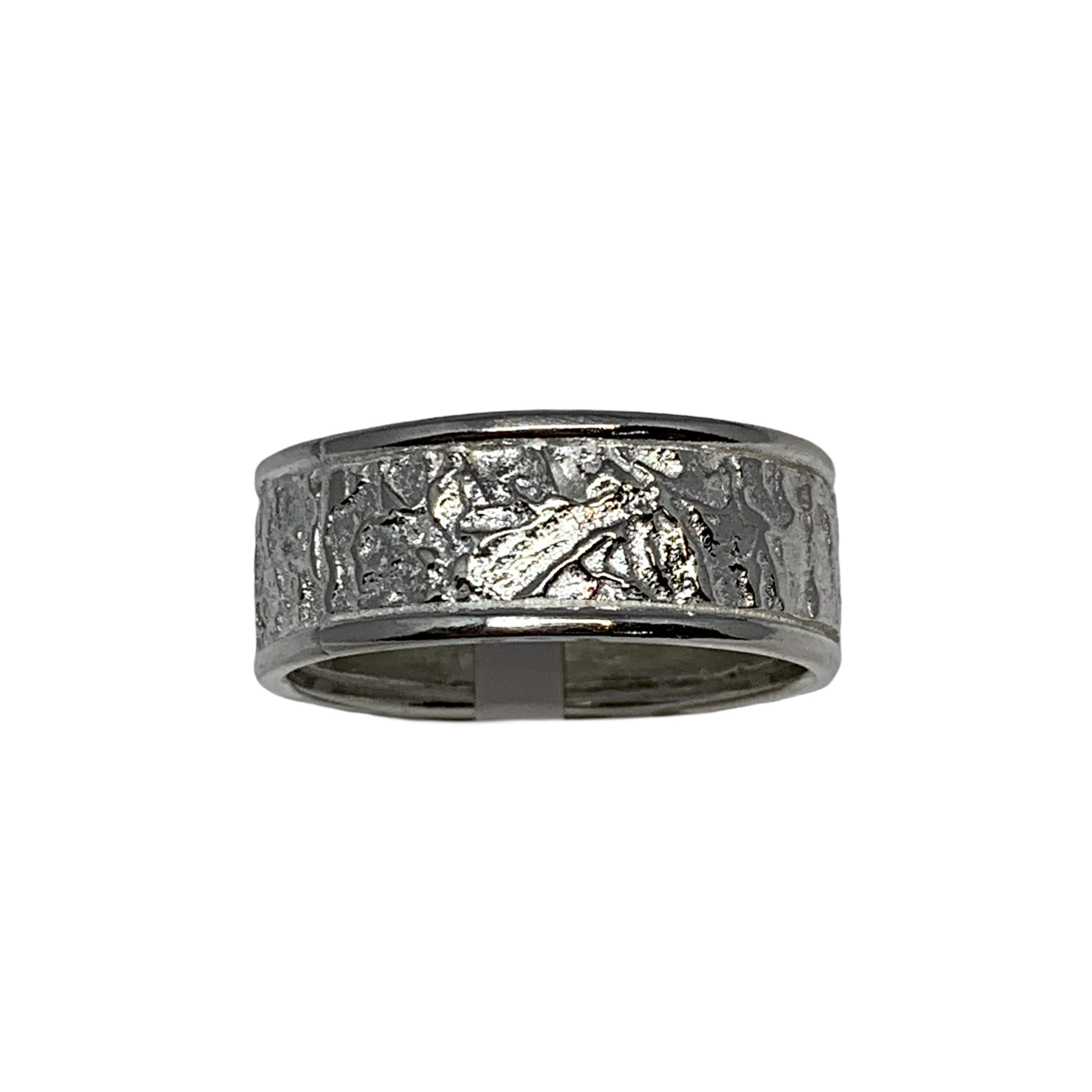 Handmade silver ring by A&R Jewellery | Effusion Art Gallery + Cast Glass Studio, Invermere BC