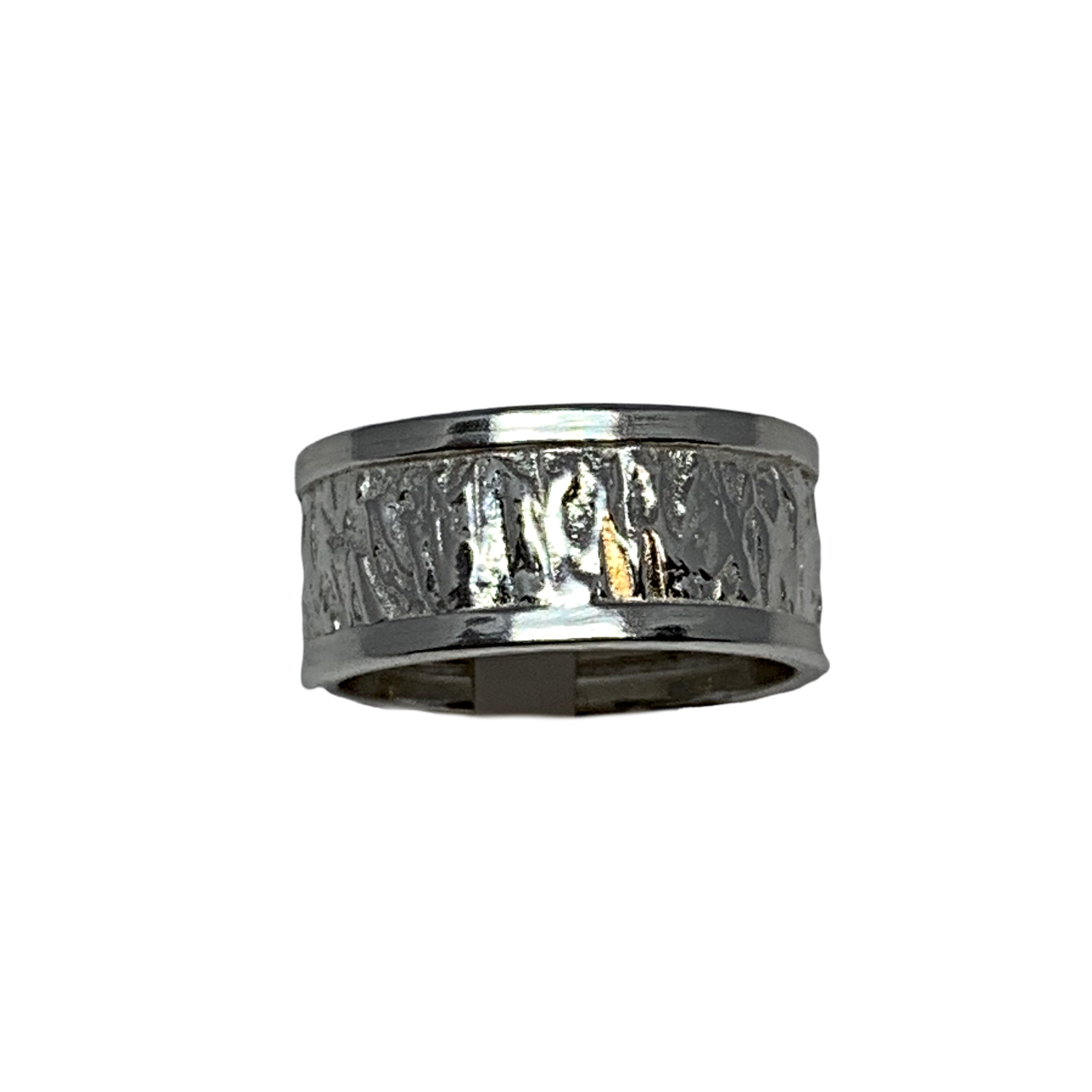 Handmade silver ring by A&R Jewellery | Effusion Art Gallery + Cast Glass Studio, Invermere BC