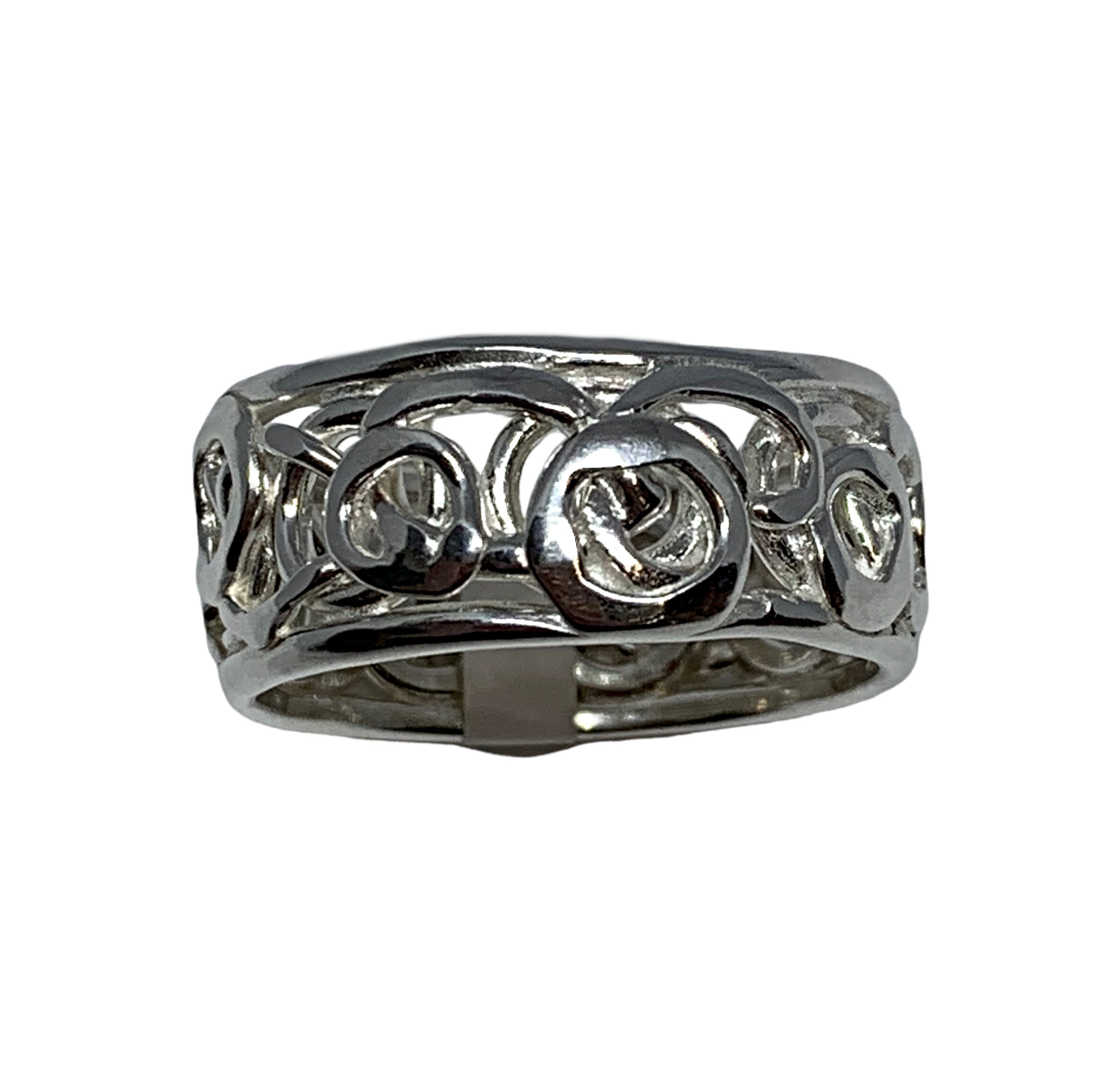 Handmade silver ring by A&R Jewellery | Effusion Art Gallery + Cast Glass Studio, Invermere BC