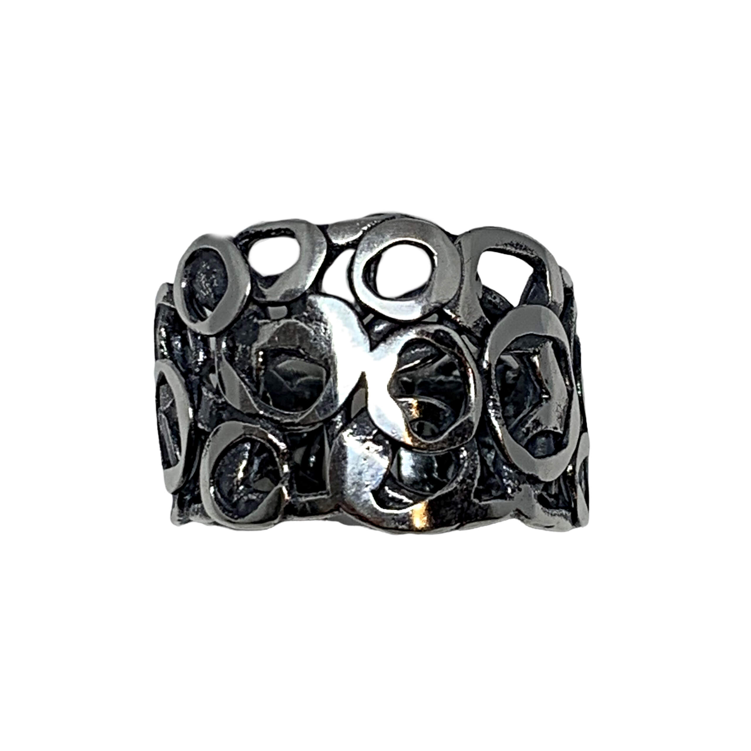 Handmade silver ring by A&R Jewellery | Effusion Art Gallery + Cast Glass Studio, Invermere BC