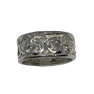 Handmade silver ring by A&R Jewellery | Effusion Art Gallery + Cast Glass Studio, Invermere BC