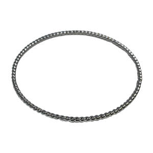 Locally handmade silver bangle by A&R Jewellery | Effusion Art Gallery + Cast Glass Studio, Invermere BC