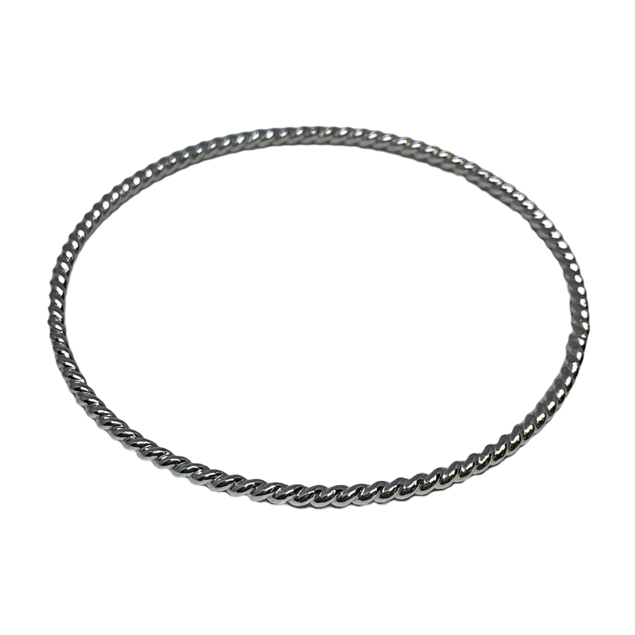 Locally handmade silver bangle by A&R Jewellery | Effusion Art Gallery + Cast Glass Studio, Invermere BC