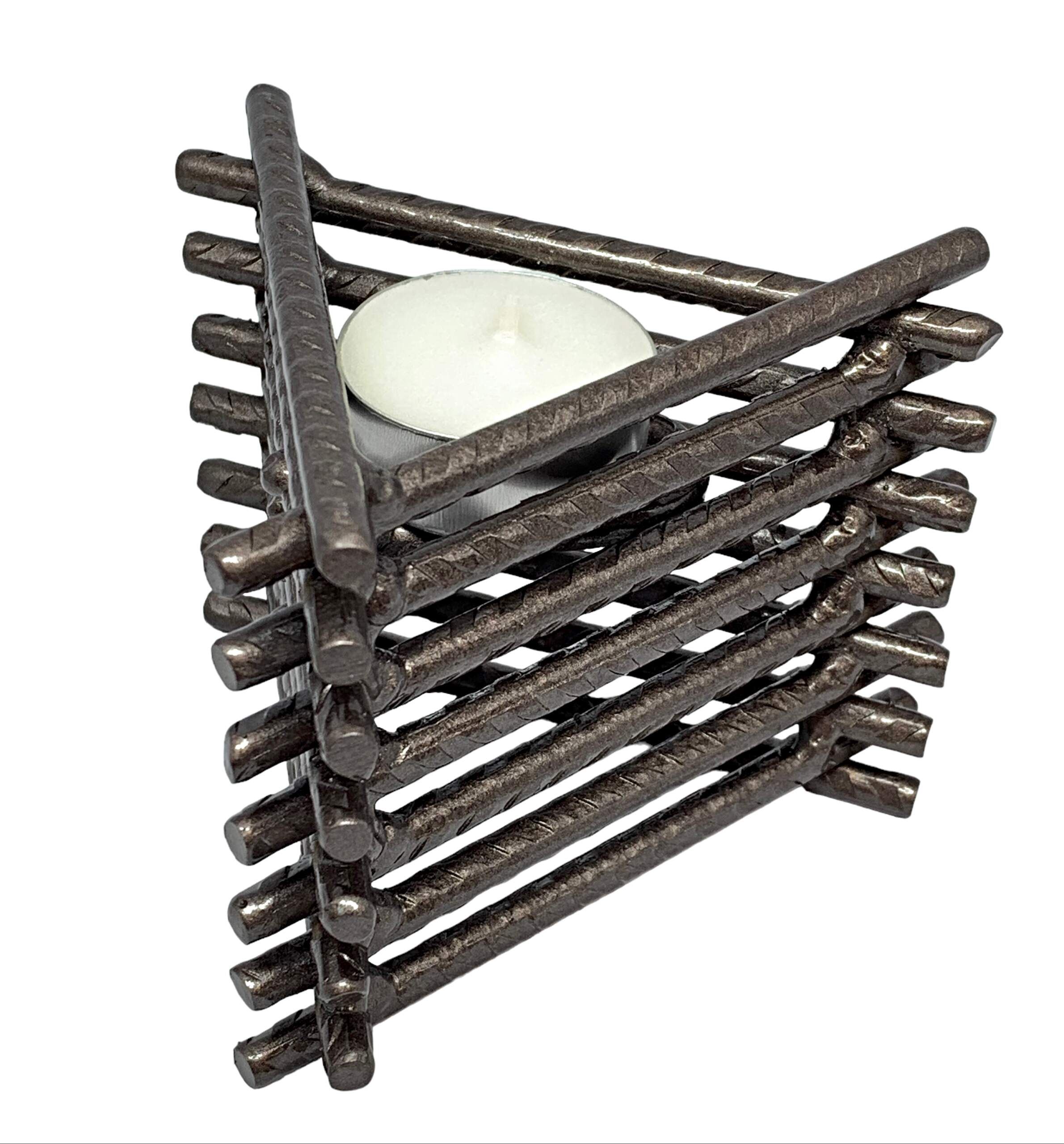 Mountain Tea Light 10 by Wendy Stone | Effusion Art Gallery + Cast Glass Studio, Invermere BC
