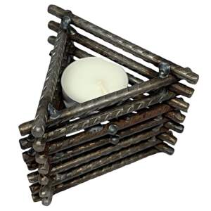 Mountain Tea Light 11 by Wendy Stone | Effusion Art Gallery + Cast Glass Studio, Invermere BC