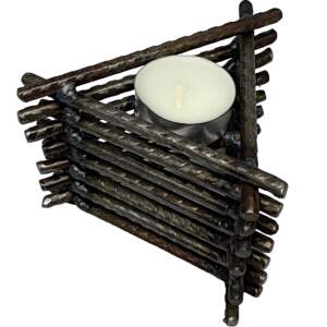 Mountain Tea Light 12 by Wendy Stone | Effusion Art Gallery + Cast Glass Studio, Invermere BC