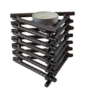 Mountain Tea Light 13 by Wendy Stone | Effusion Art Gallery + Cast Glass Studio, Invermere BC