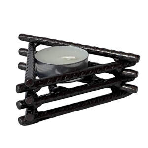 Mountain Tea Light 4 by Wendy Stone | Effusion Art Gallery + Cast Glass Studio, Invermere BC