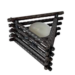 Mountain Tea Light 6 by Wendy Stone | Effusion Art Gallery + Cast Glass Studio, Invermere BC