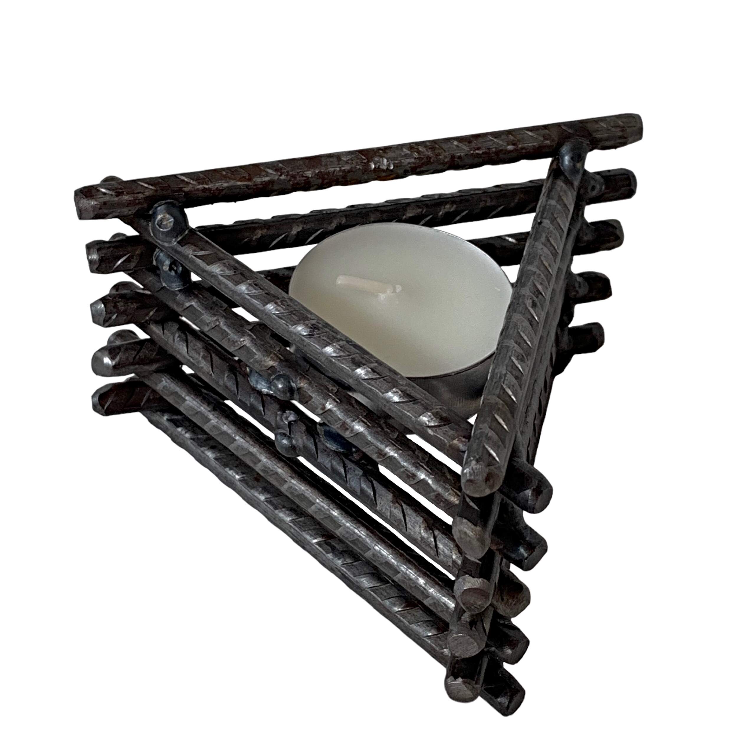 Mountain Tea Light 6 by Wendy Stone | Effusion Art Gallery + Cast Glass Studio, Invermere BC