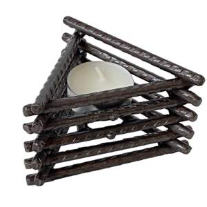 Mountain Tea Light 7 by Wendy Stone | Effusion Art Gallery + Cast Glass Studio, Invermere BC