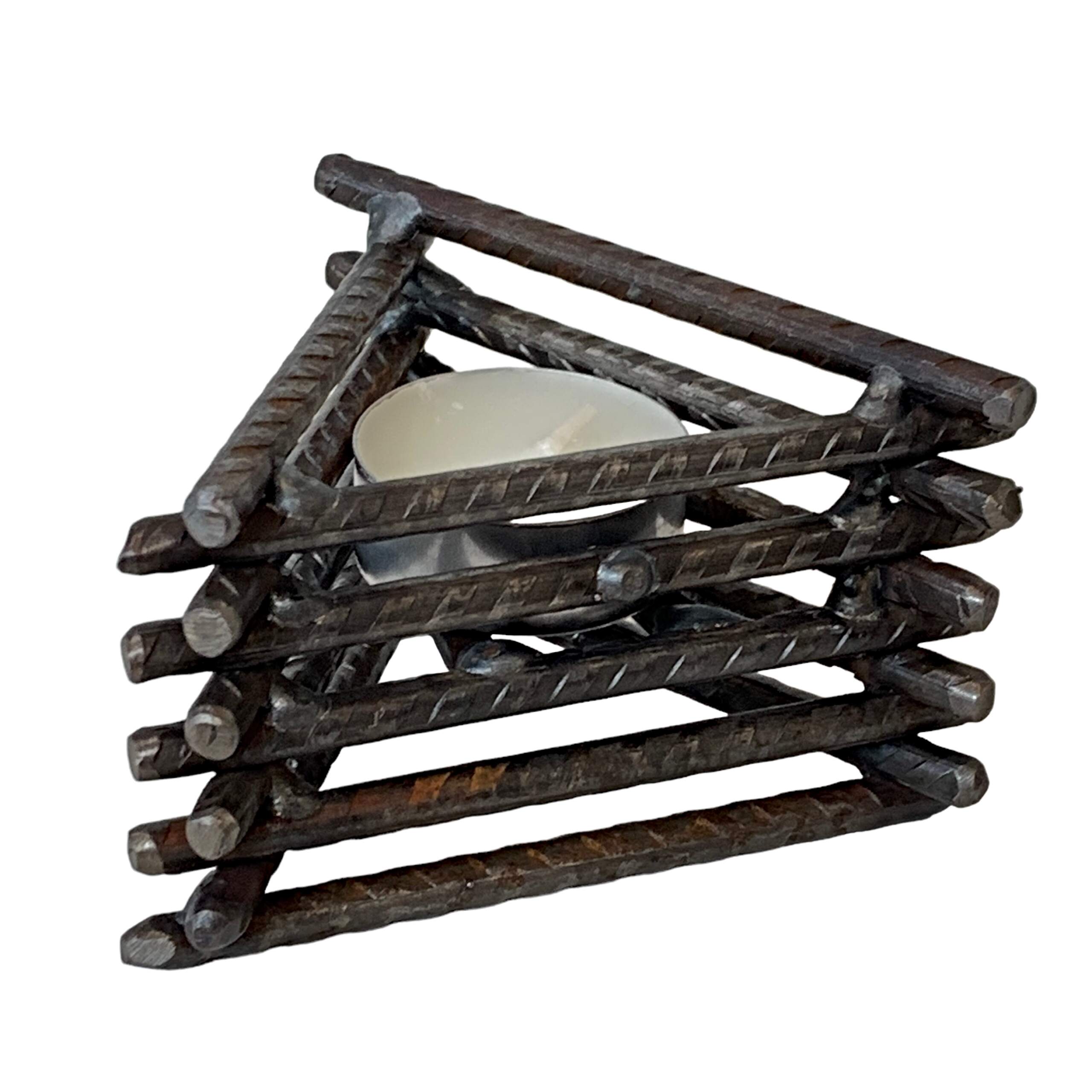 Mountain Tea Light 8 by Wendy Stone | Effusion Art Gallery + Cast Glass Studio, Invermere BC