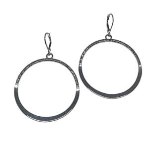Handmade sterling silver earrings by Karyn Chopik | Effusion Art Gallery + Cast Glass Studio, Invermere BC
