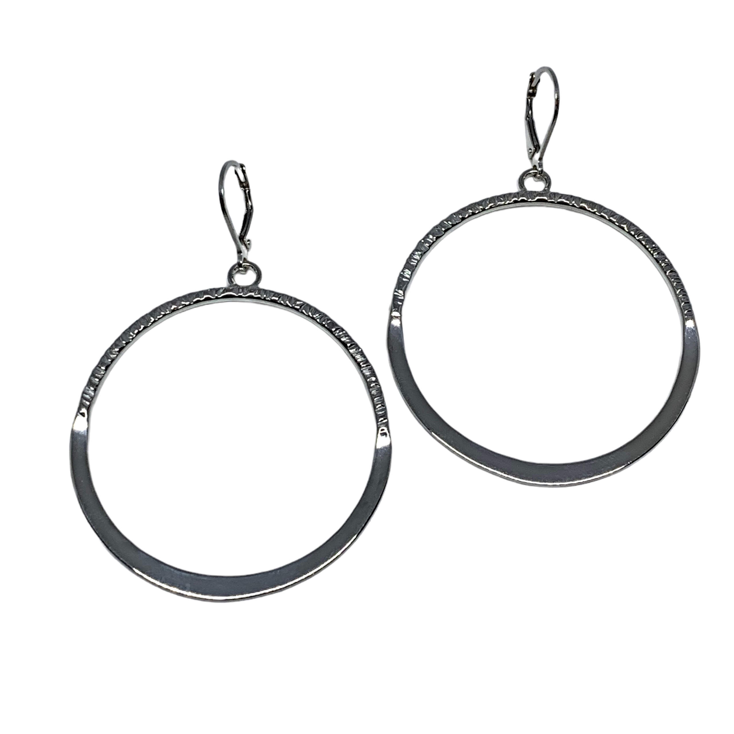 Handmade sterling silver earrings by Karyn Chopik | Effusion Art Gallery + Cast Glass Studio, Invermere BC
