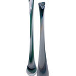 Nepenthes Vases, blown glass vases by Hayden MacRae | Effusion Art Gallery + Cast Glass Studio, Invermere BC