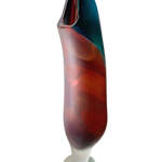 Aurora Borealis 5, blown glass sculpture by Hayden MacRae | Effusion Art Gallery + Cast Glass Studio, Invermere BC