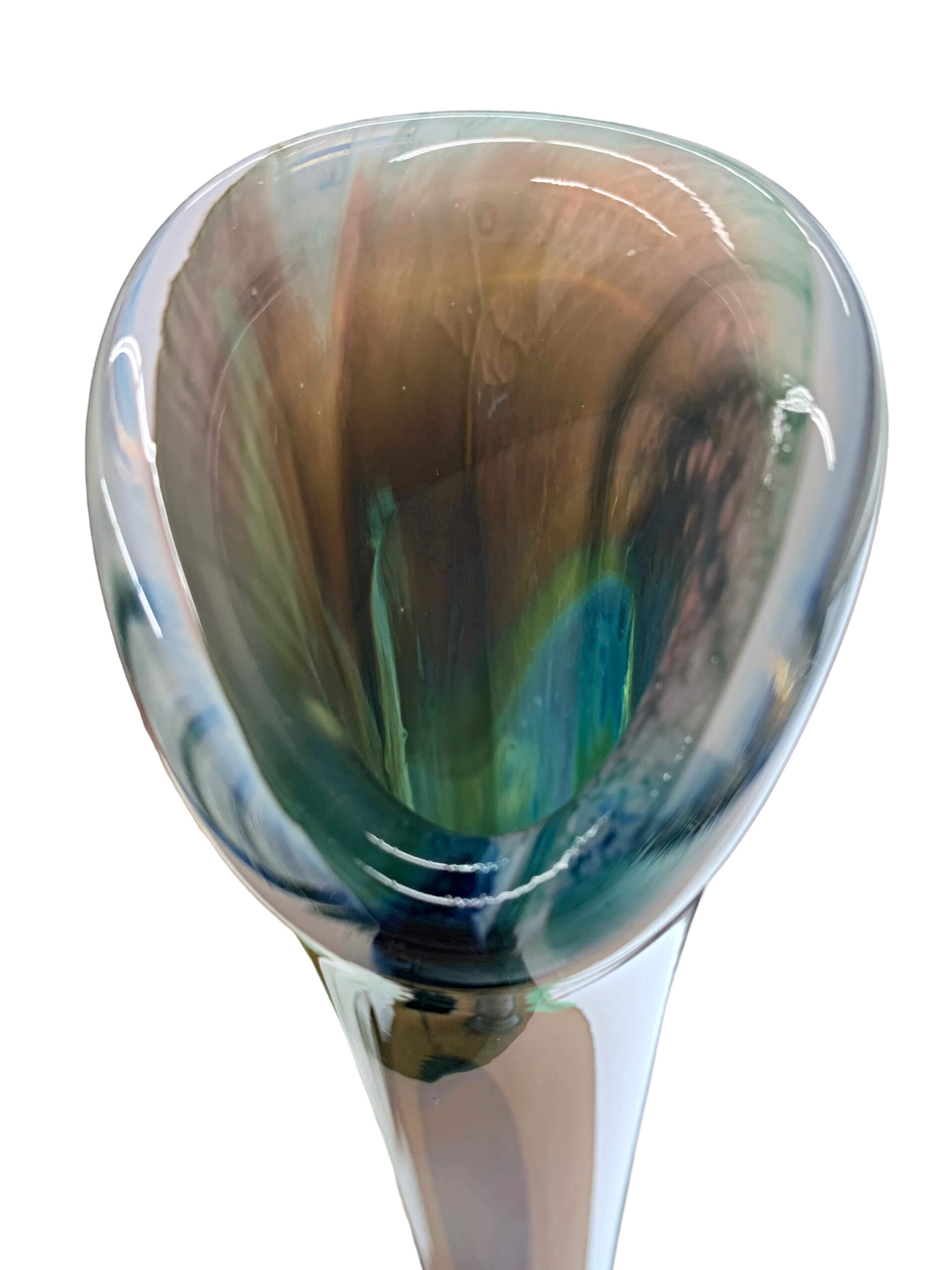 Nepenthes Vase Large 1, blown glass vase by Hayden MacRae | Effusion Art Gallery + Cast Glass Studio, Invermere BC