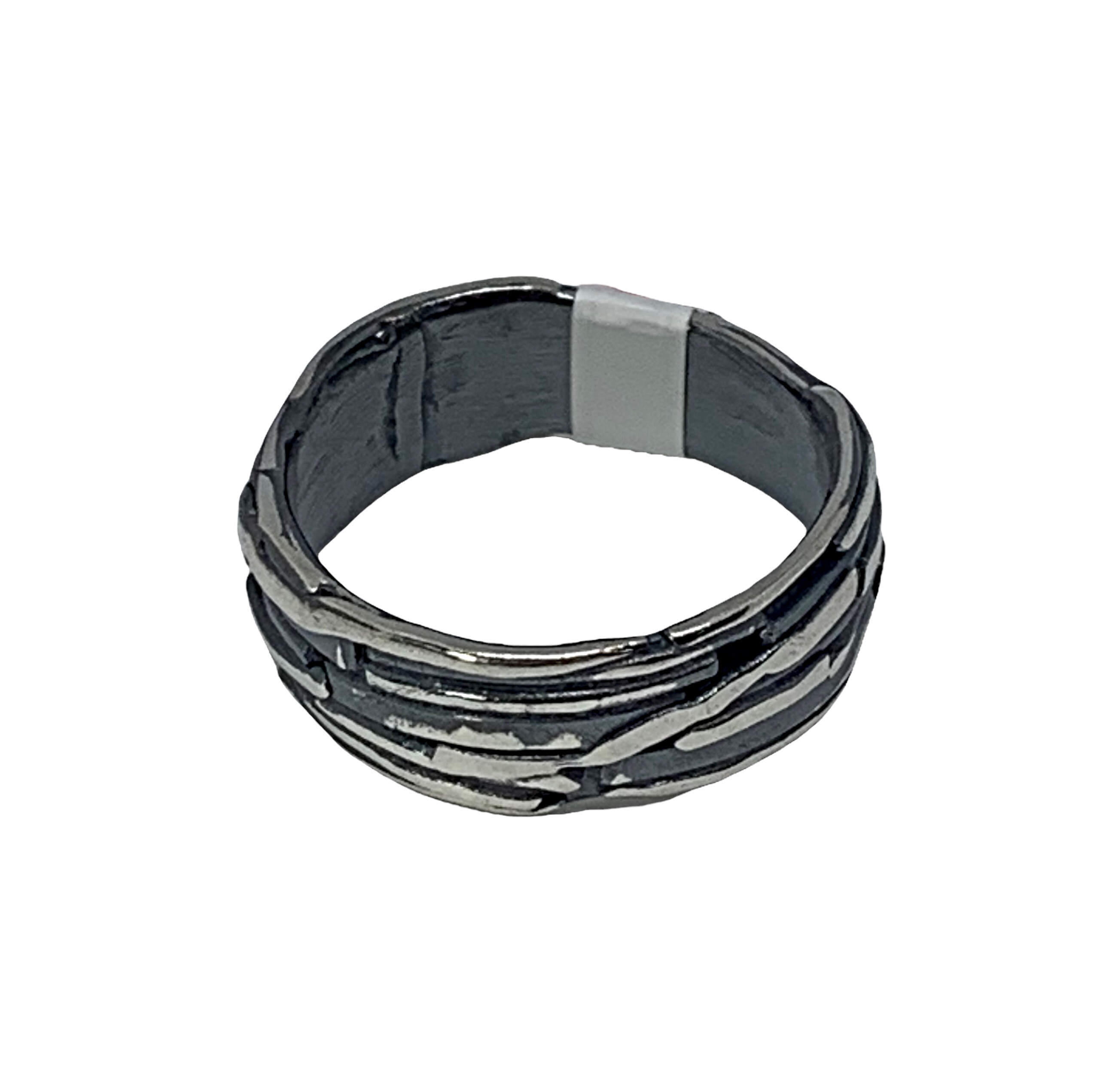 Handmade silver ring by A&R Jewellery | Effusion Art Gallery + Cast Glass Studio, Invermere BC