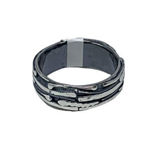 Handmade silver ring by A&R Jewellery | Effusion Art Gallery + Cast Glass Studio, Invermere BC