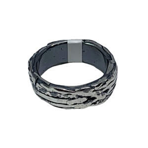 Handmade silver ring by A&R Jewellery | Effusion Art Gallery + Cast Glass Studio, Invermere BC