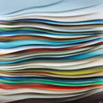 Terre de chez nous, 3-D mixed media painting by Melanie Giguere | Effusion Art Gallery, Invermere BC