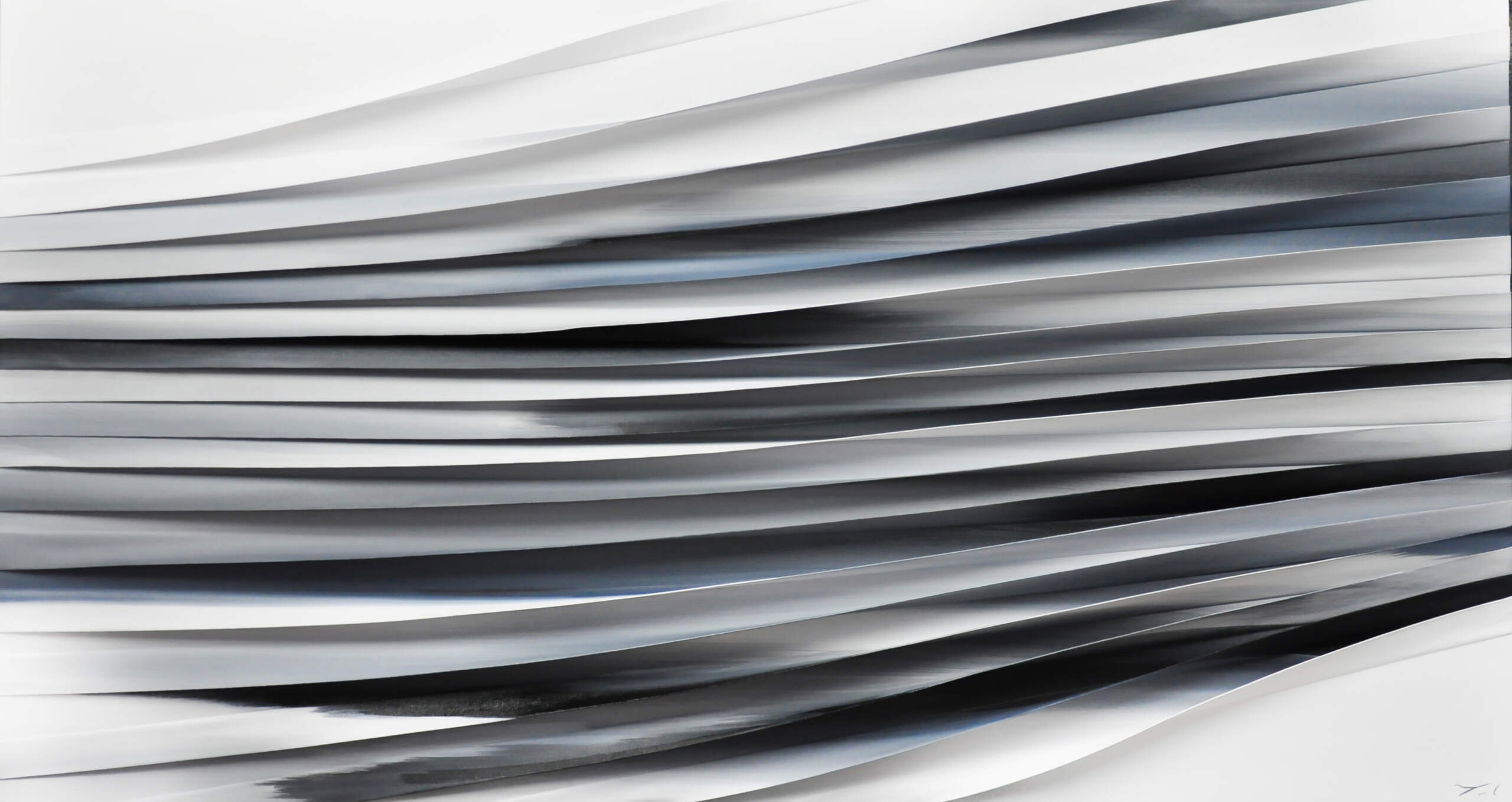 You and I 2, 3-D mixed media abstract painting by Melanie Giguere | Effusion Art Gallery + Cast Glass Studio, Invermere BC