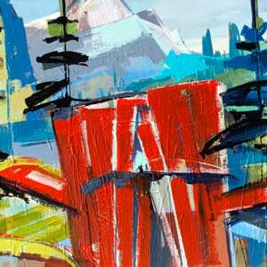 So Loved, original acrylic landscape painting by Katie Lois | Effusion Art Gallery + Cast Glass Studio, Invermere BC